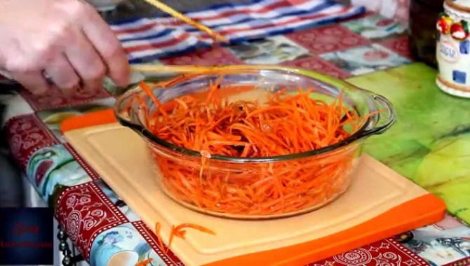 Морковь по корейски - видео рецепт