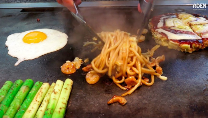 Тэппанъяки в Хоккайдо - Еда в Японии (Видео)