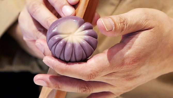 Традиционные японские сладости Вагаси (Видео)