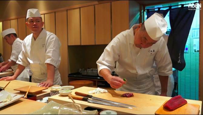 Шеф-повар Суши в Токио - Видео