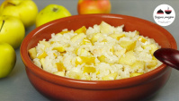 Сладкая рисовая каша с яблоками - Видео-рецепт