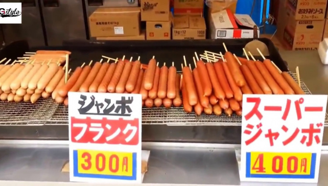 Японская фестивальная еда (Видео)