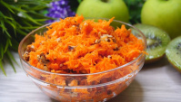 Простой салат из моркови - Видео-рецепт