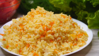 Рис с луком и морковью в духовке - Видео-рецепт