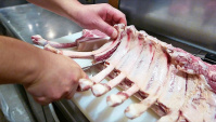 Японская Еда - Приготовление свиных отбивных Тонкацу (Видео)