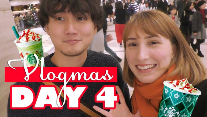 VLOGMAS: Рождественский напиток в Японском Старбакс (Видео)