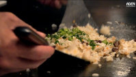 Японская Еда - Жареный рис с говядиной Вагю (Видео)