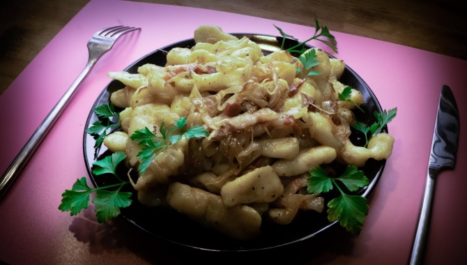 Картофельные ньокки с панчеттой - Рецепт