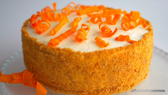 Морковный торт - Видео-рецепт