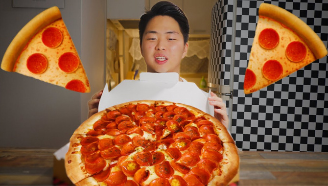 Мукбанг: Моя Любимая Пицца в Корее! (Видео)
