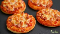 Домашние мини пиццы - Видео-рецепт