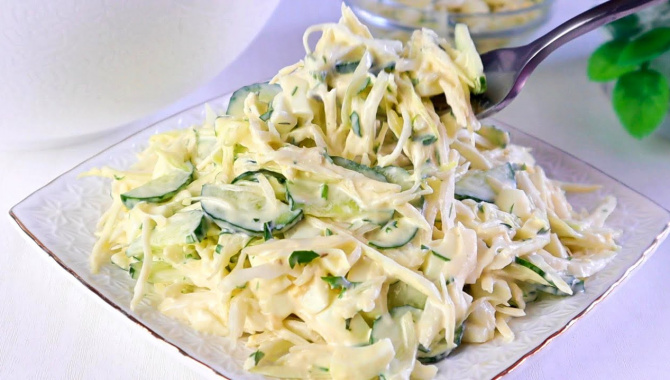 Обалденный Салат из капусты - Видео-рецепт