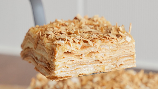 Торт Наполеон за 15 минут! Домашний простой вкусный торт из лаваша - Видео-рецепт