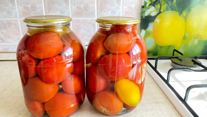 Самые ленивые маринованные помидоры - Видео-рецепт
