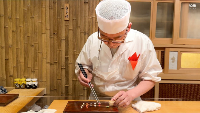 Суши в Осаке – элитная еда в Японии (Видео)