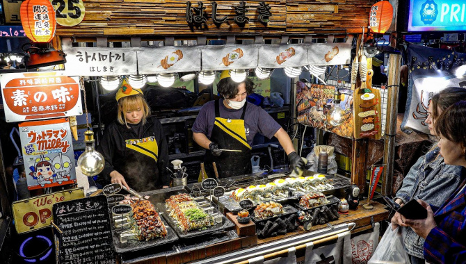 9 начинок для Окономияки на палочках. Хасимаки - Уличная еда в Корее (Видео)