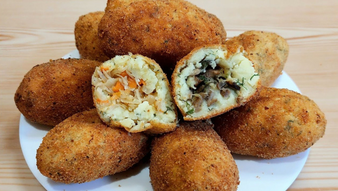 Картофельные Зразы со вкусной начинкой - Видео-рецепт