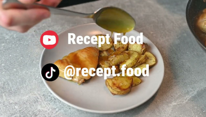 Курица в медово-горчичном соусе с картофелем - Видео-рецепт