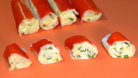 Рулет из крабовых палочек - Видео-рецепт