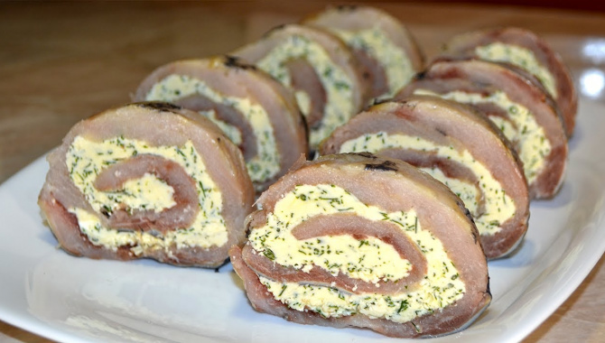 Рулет из селедки - Видео-рецепт