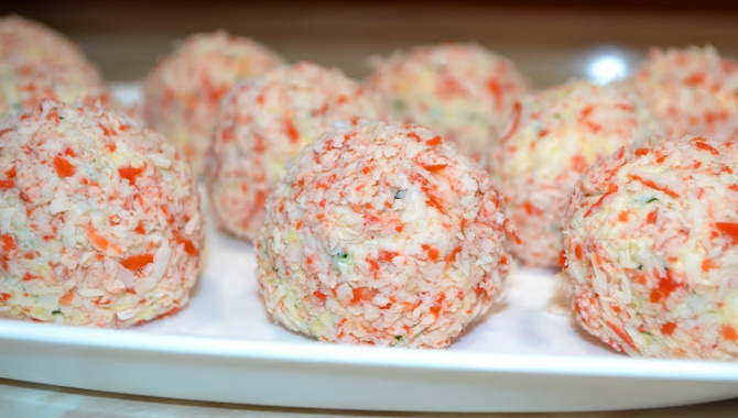 КРАБОВЫЕ ШАРИКИ с сыром и чесноком - Видео-рецепт