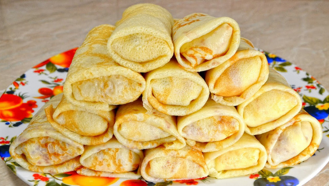 Блины с творогом - Видео-рецепт