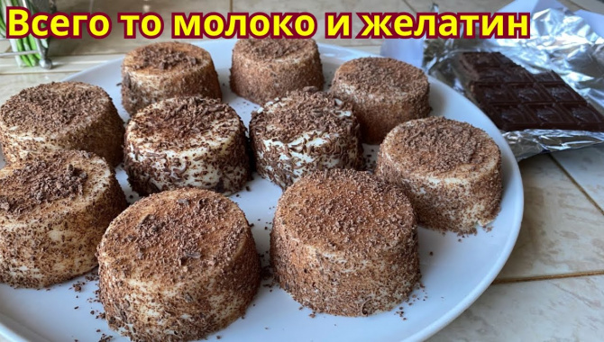 Десерт, почти как Птичье Молоко - Видео-рецепт