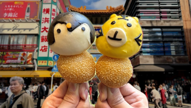 Попробуем уличную еду в крупнейшем китайском квартале Японии! (Видео)