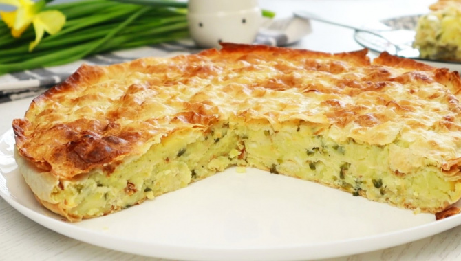 Пирог из Лаваша с картошкой - Видео-рецепт